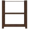 vidaXL Support de rangement à 3 niveaux marron 80x38x90 cm bois de pin