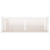 vidaXL Jardinière blanc 90x31x31 cm bois massif de pin