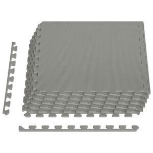 vidaXL Tapis de sol 6 pc Gris 2,16 m&sup2; Mousse EVA