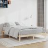 vidaXL Cadre de lit sans matelas 152x203 cm bois massif de pin