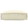 vidaXL Coussin Crème 50 x 50 x 12 cm Tissu Oxford
