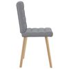 vidaXL Chaises à manger lot de 4 gris clair tissu