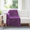 vidaXL Couvertures &agrave; jeter 6 pcs Violet 150 x 130 cm Toison
