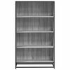 vidaXL Biblioth&egrave;que sonoma gris 80,5x35x139 cm bois d'ing&eacute;nierie