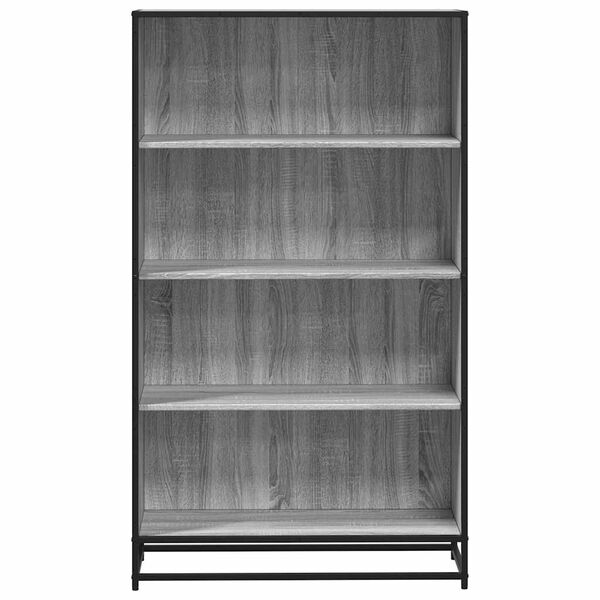 vidaXL Biblioth&egrave;que sonoma gris 80,5x35x139 cm bois d'ing&eacute;nierie