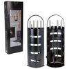 Home&Styling Jeu d'outils de chemin&eacute;e M&eacute;tal Noir