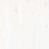 vidaXL Salon de jardin 2 pcs blanc bois de pin massif