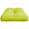 vidaXL Coussin de palette vert vif 80x40x12 cm tissu