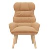 vidaXL fauteuil Beige 69 x 74 x 93 cm Tissu Sherpa