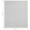 vidaXL Moustiquaire magn&eacute;tique fen&ecirc;tre Blanc 130x150 cm Fibre de verre