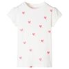 T-shirt pour enfants &eacute;cru 116