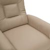 vidaXL Fauteuil de massage Cappuccino Similicuir