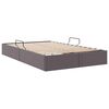 vidaXL Lit de Rangement avec matelas Gris 120 x 200 cm Faux cuir