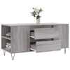 vidaXL Table basse sonoma gris 102x44,5x50 cm bois d'ingénierie