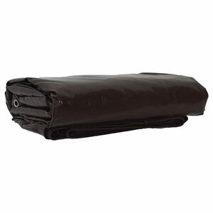 vidaXL B&acirc;che 650g / m&sup2; Marron 2 x 3 m Toile avec rev&ecirc;tement en PVC