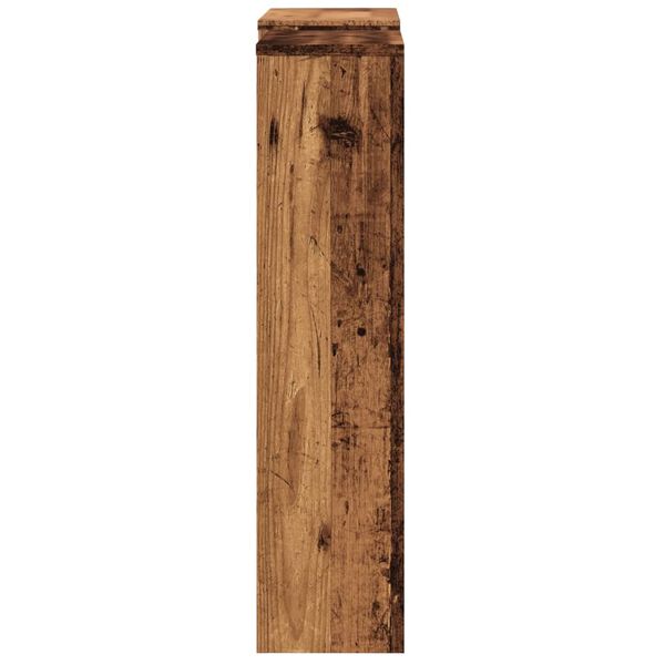 vidaXL Cache-radiateur vieux bois 205x21,5x83,5 cm bois d'ing&eacute;nierie