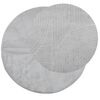 vidaXL Tapis IZA poils courts style scandinave gris &Oslash; 120 cm