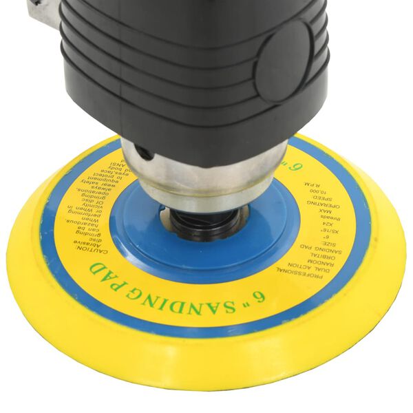 vidaXL Ponceuse orbitale pneumatique avec poignée 150 mm