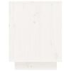 vidaXL Armoire à chaussures Blanc 60x34x45 cm Bois de pin massif