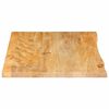 vidaXL Dessus de table à bord vivant 70x60x3,8 cm bois massif manguier