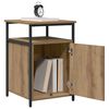 vidaXL Cabinet de chevet ch&ecirc;ne artisanal Bois d'ing&eacute;nierie