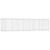 vidaXL Chenil d'ext&eacute;rieur pour chiens 760x192x185 cm