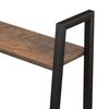 vidaXL &Eacute;tag&egrave;re sur pied 5 niveaux Marron fonc&eacute; et noir 56x35x174 cm