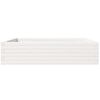vidaXL Jardinière blanc 100x100x23 cm bois de pin massif