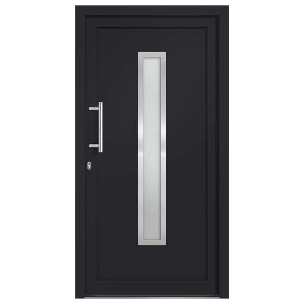 vidaXL Porte d'entr&eacute;e Anthracite 98x208 cm