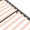 vidaXL Cadre de lit sans matelas gris bois massif 140x200 cm