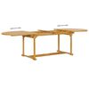 vidaXL Ensemble &agrave; manger de jardin 9 pcs Bois de teck massif