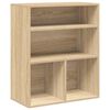 vidaXL Biblioth&egrave;que ch&ecirc;ne sonoma 60x30x71,5 cm bois d'ing&eacute;nierie