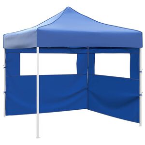 vidaXL Tente de f&ecirc;te 291 x 291 x 315 cm Bleu Tissu Oxford