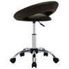 vidaXL Chaise de travail roulante Marron Similicuir