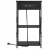 vidaXL Cabinet de chevet Ch&ecirc;ne noir 41 x 31 x 76 cm Bois d'ing&eacute;nierie