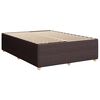vidaXL Sommier &agrave; lattes de lit avec matelas Marron fonc&eacute; 140x190 cm