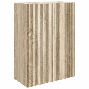 vidaXL Armoire Murale 66 x 34,5 x 90 cm Bois d'ing&eacute;nierie Ch&ecirc;ne Sonoma