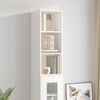 vidaXL Armoire murale Blanc 34,5x32,5x90 cm Bois d'ing&eacute;nierie