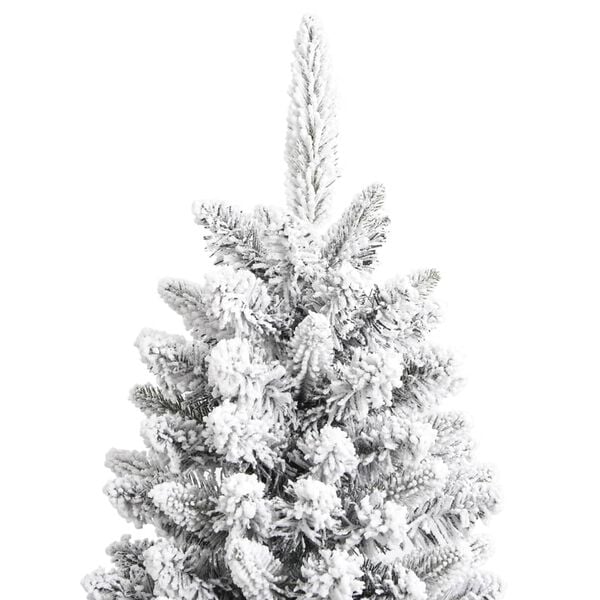 vidaXL Sapin de No&euml;l artificiel avec neige floqu&eacute;e 150 cm PVC et PE