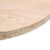 vidaXL Dessus de table Ø40x2,5 cm Bois de pin massif