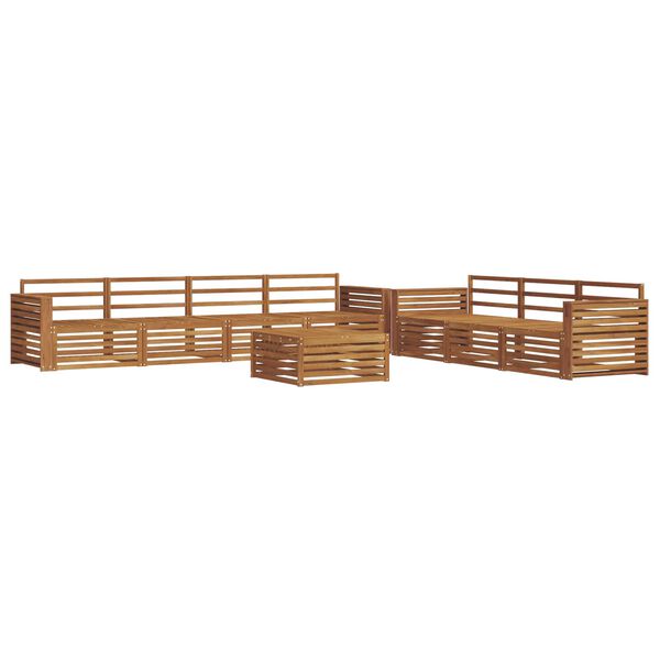 vidaXL Ensemble de canap&eacute;s d'ext&eacute;rieur 8 pcs Naturel