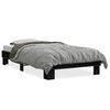 vidaXL Cadre de lit sans matelas noir 90x200 cm
