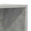 vidaXL Meuble TV mural Gris béton 37x37x107 cm Bois d’ingénierie