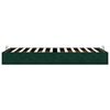 vidaXL Cadre de lit ottoman sans matelas vert fonc&eacute; 80x200 cm velours