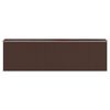 vidaXL Abri de jardin Marron foncé 192x689x223 cm Acier galvanisé