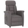 vidaXL Fauteuil de massage &eacute;lectrique Gris Similicuir