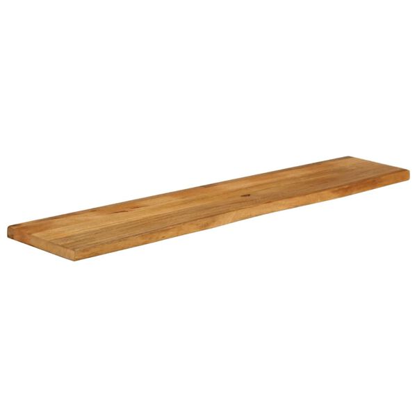 vidaXL Dessus de table &agrave; bord vivant 140x20x3,8cm bois massif manguier