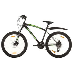 vidaXL V&eacute;lo de montagne 21 vitesses Roues de 26 pouces 46 cm Noir