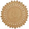 vidaXL Tapis de zone Naturel &Oslash; 240 cm Jute