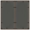 vidaXL Ensemble de salle &agrave; manger pour jardin 3 pcs Marron polyrotin